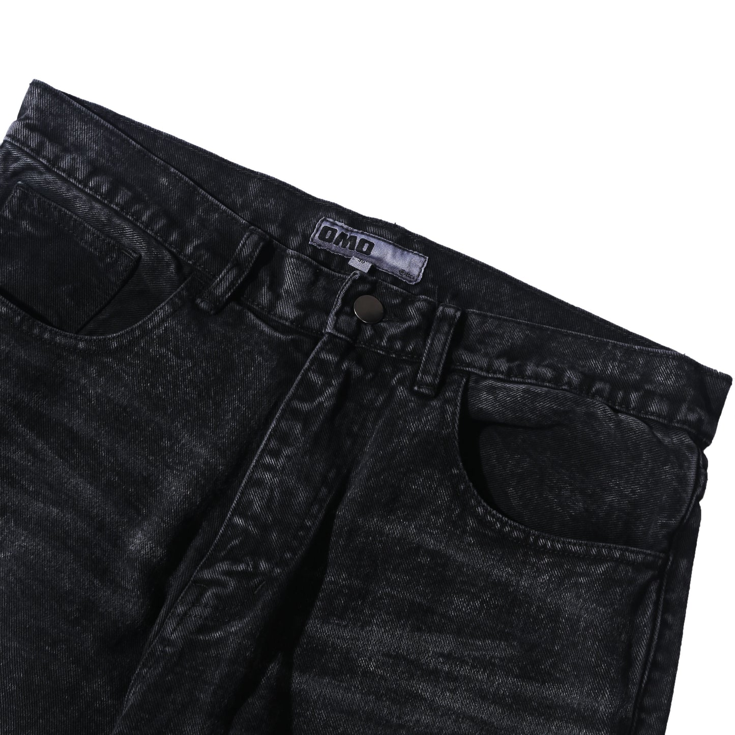 Black Washed Denim Jeans