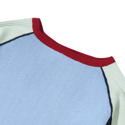 Raglan Knit Top - Navy