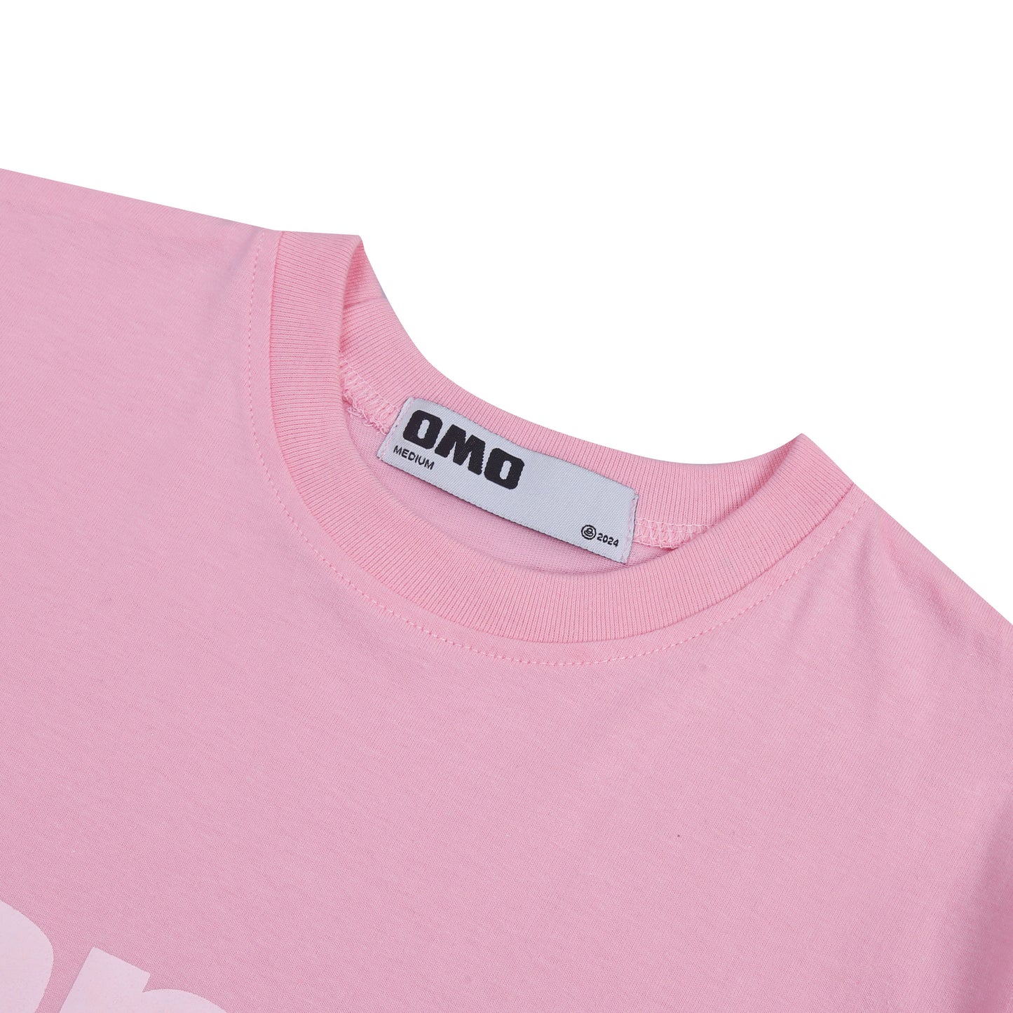 OMO Logo Baby T-Shirt in Pink