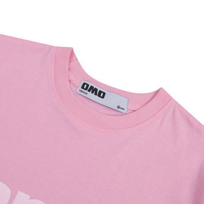 OMO Logo Baby T-Shirt in Pink