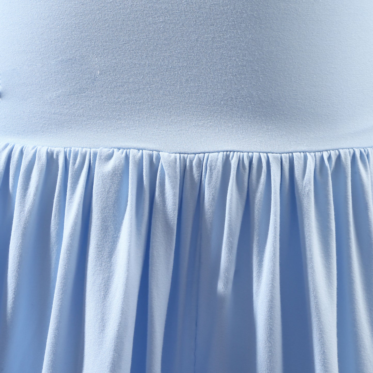 Foldover Harem Pants in Baby Blue