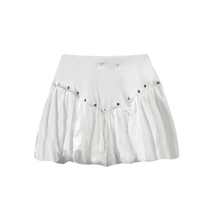 Mari Pillow Skort - White