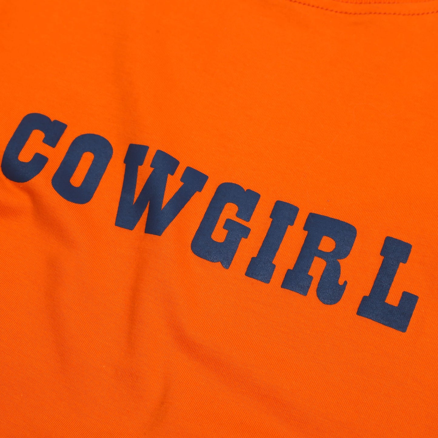 Cowgirl Baby T-Shirt in Orange