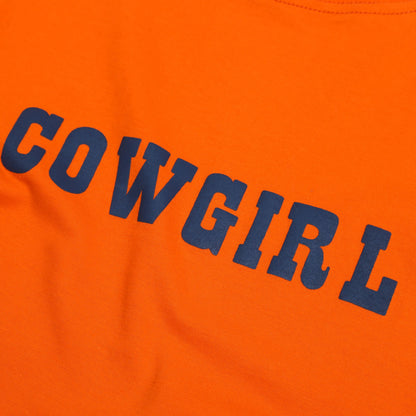 Cowgirl Baby T-Shirt in Orange