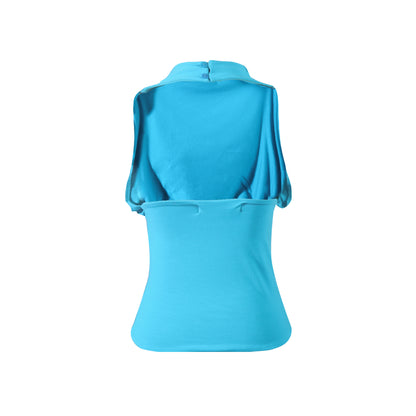 Tika Top in Aqua