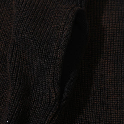 Washed Knit Zipped Jacket