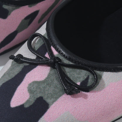 Camo Ballet Flats