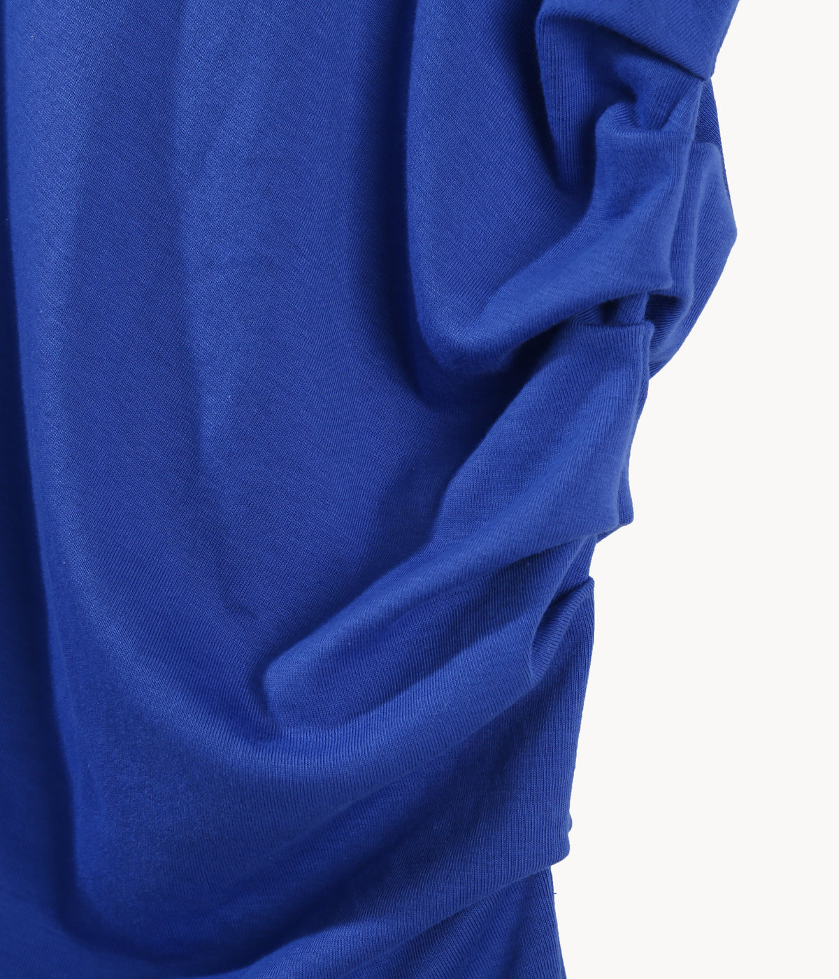 Pleated Tee in Blue