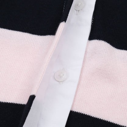 Polo Knit Puff Sleeve