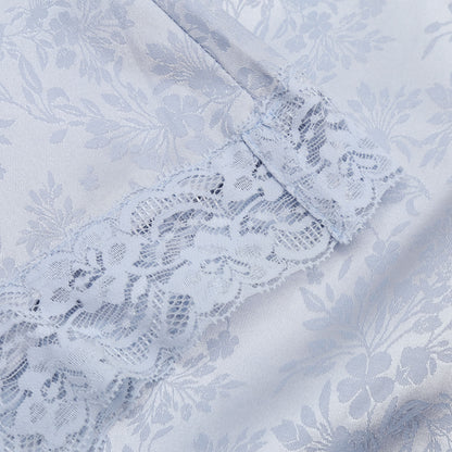 Petticoat Skirt in Silver/Blue
