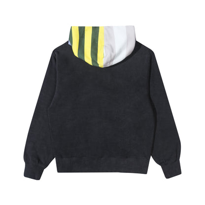 Stripes Washed Hoodie