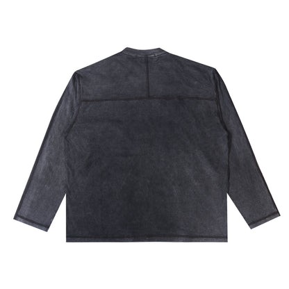 Raglan Washed Long Sleeve T-Shirt