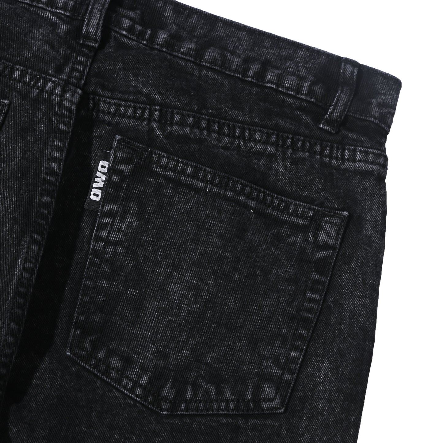 Black Washed Denim Jeans