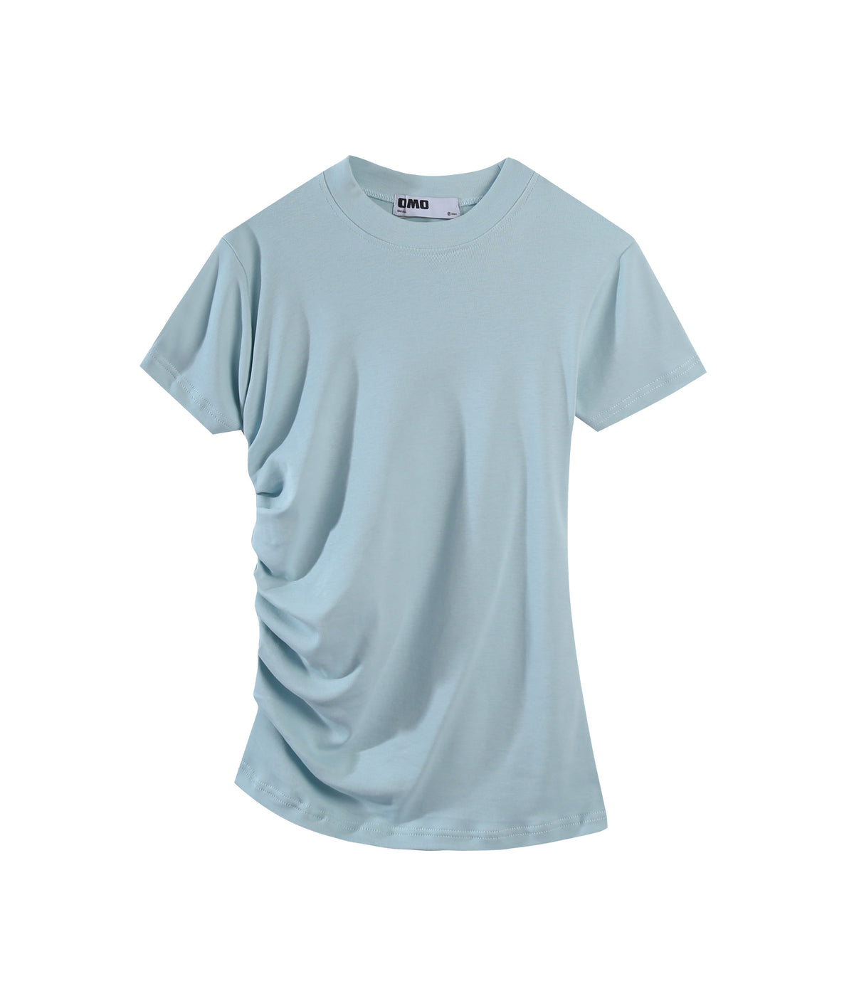Pleated Tee in Mint