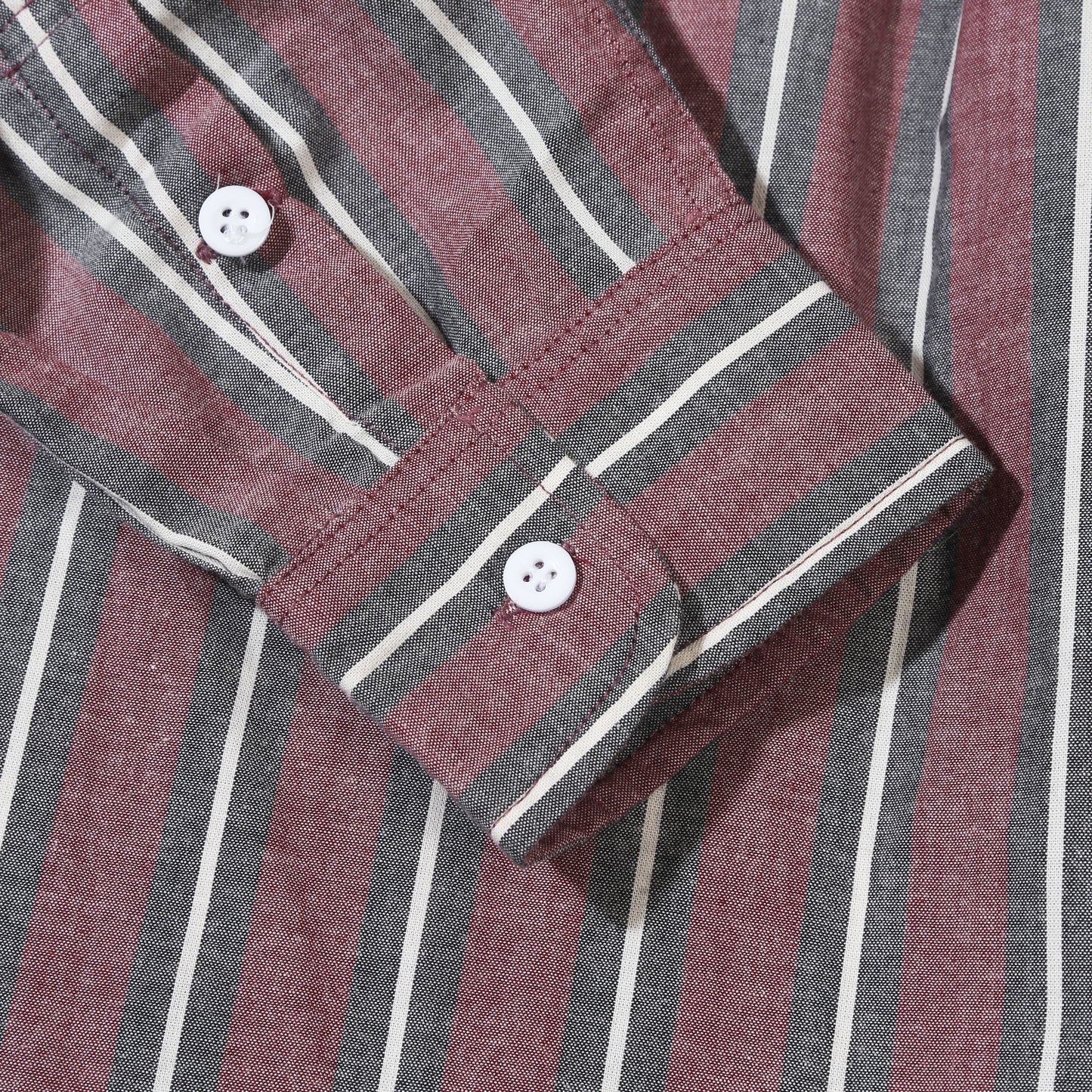 Washed Stripes Long Sleeve Shirt