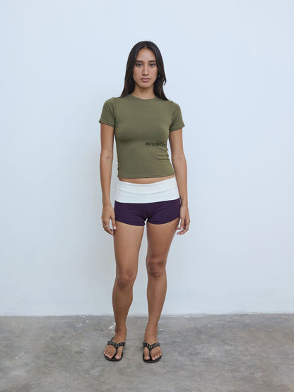 Merch Tee in Moss