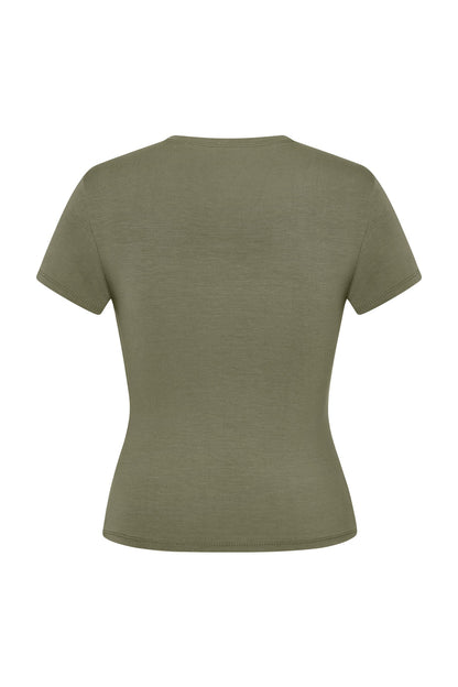 Merch Tee in Moss