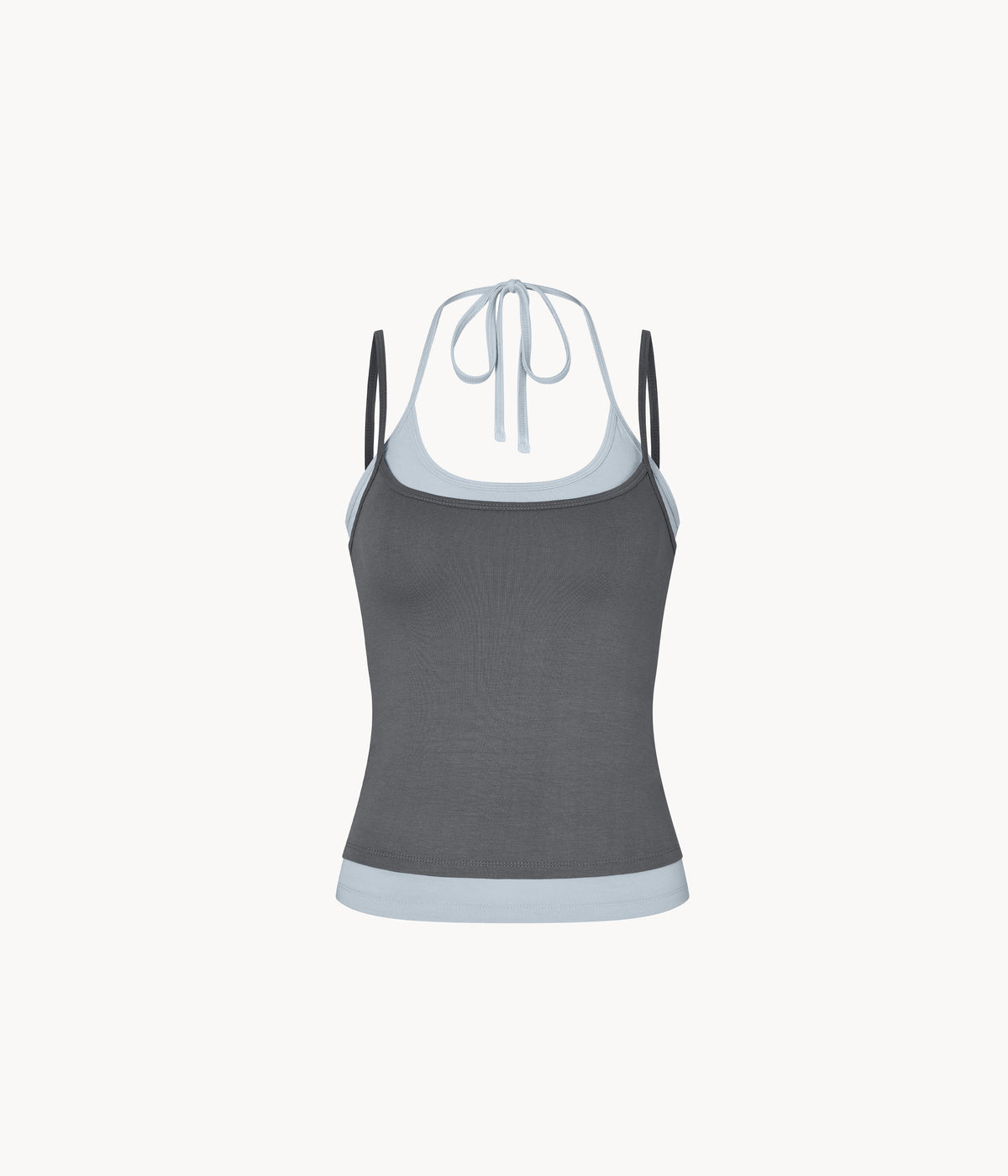 Layered Halter Neck Tank