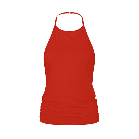 Backless Top in Red