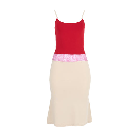 Sana Dress in Red/Pink