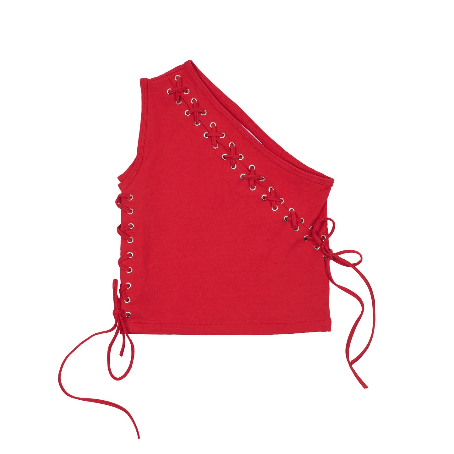 Cross One Shoulder in Red