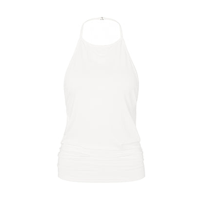 Backless Top in White