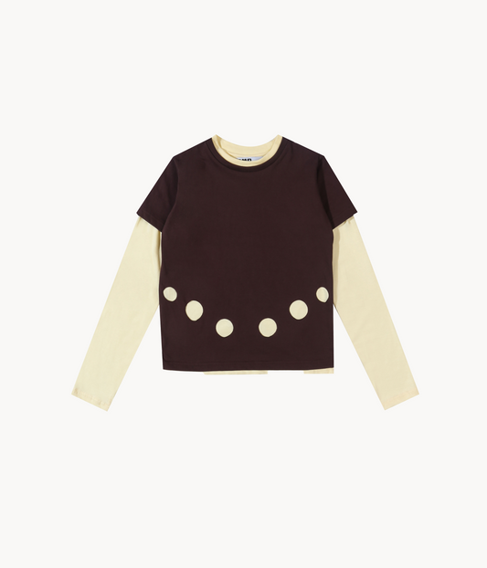 Pom Layered T-Shirt
