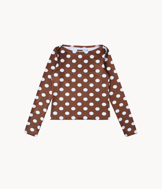 Mia Polkadot Top