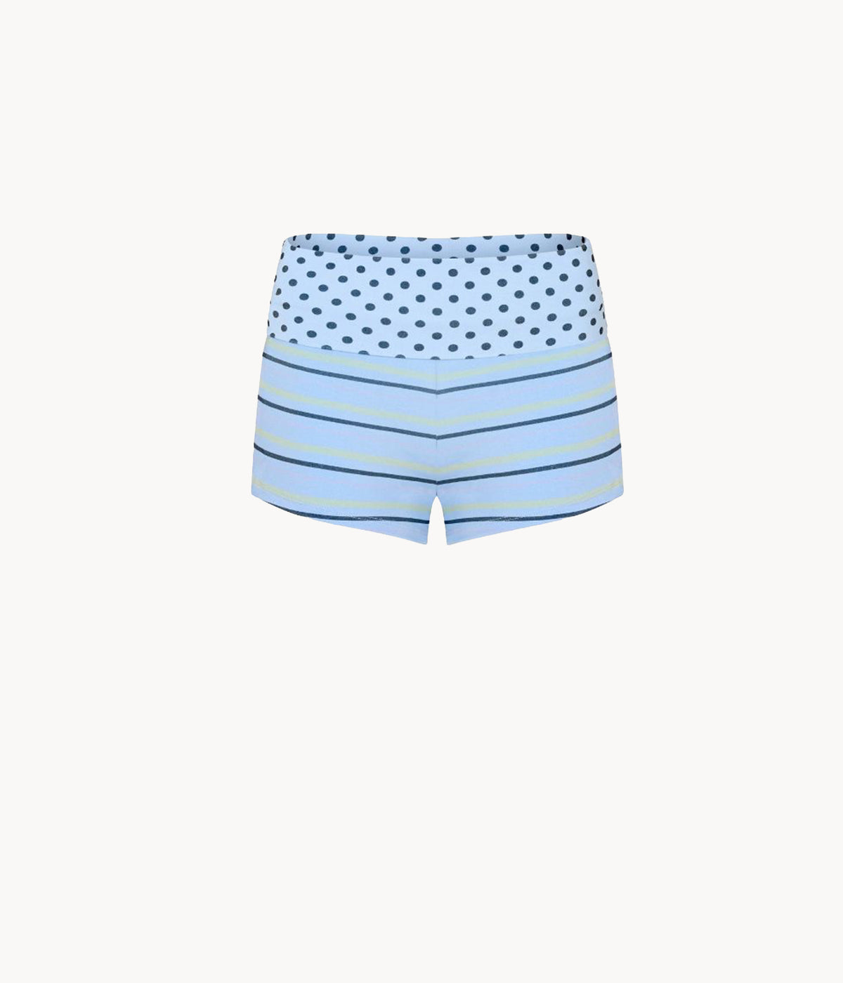Printed Fold Over Shorts
