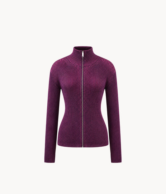 Gradient Knit Jacket