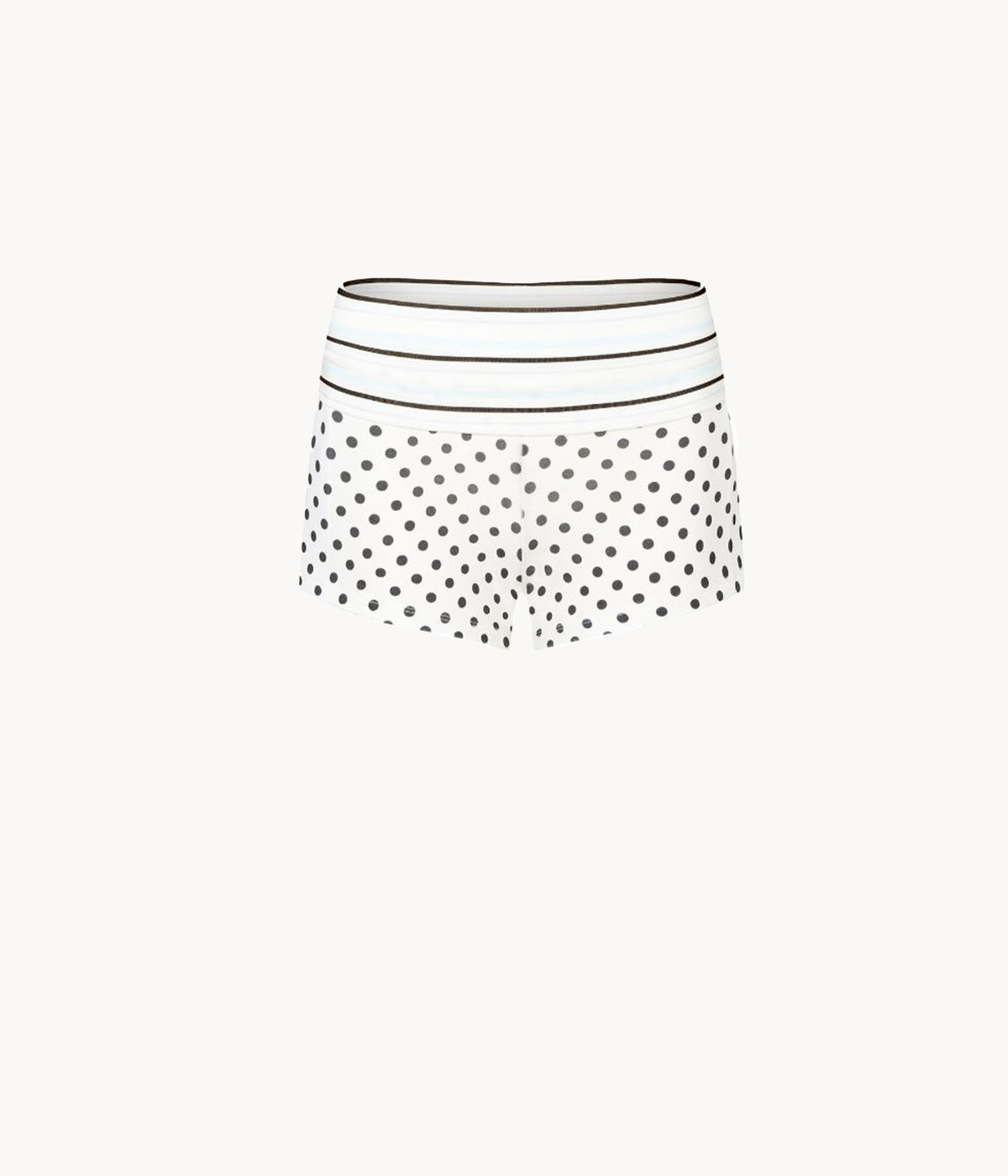Printed Fold Over Shorts