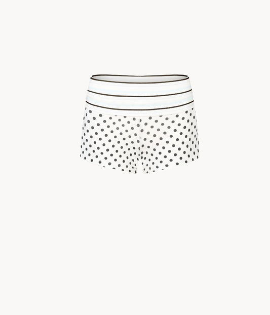 Printed Fold Over Shorts