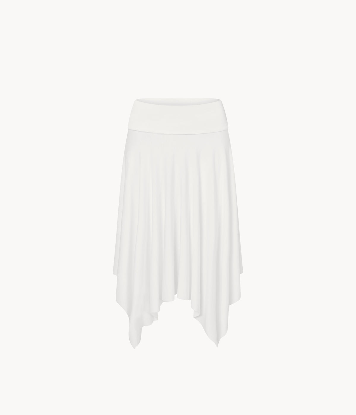 Asymmetric Fold Over Skirt