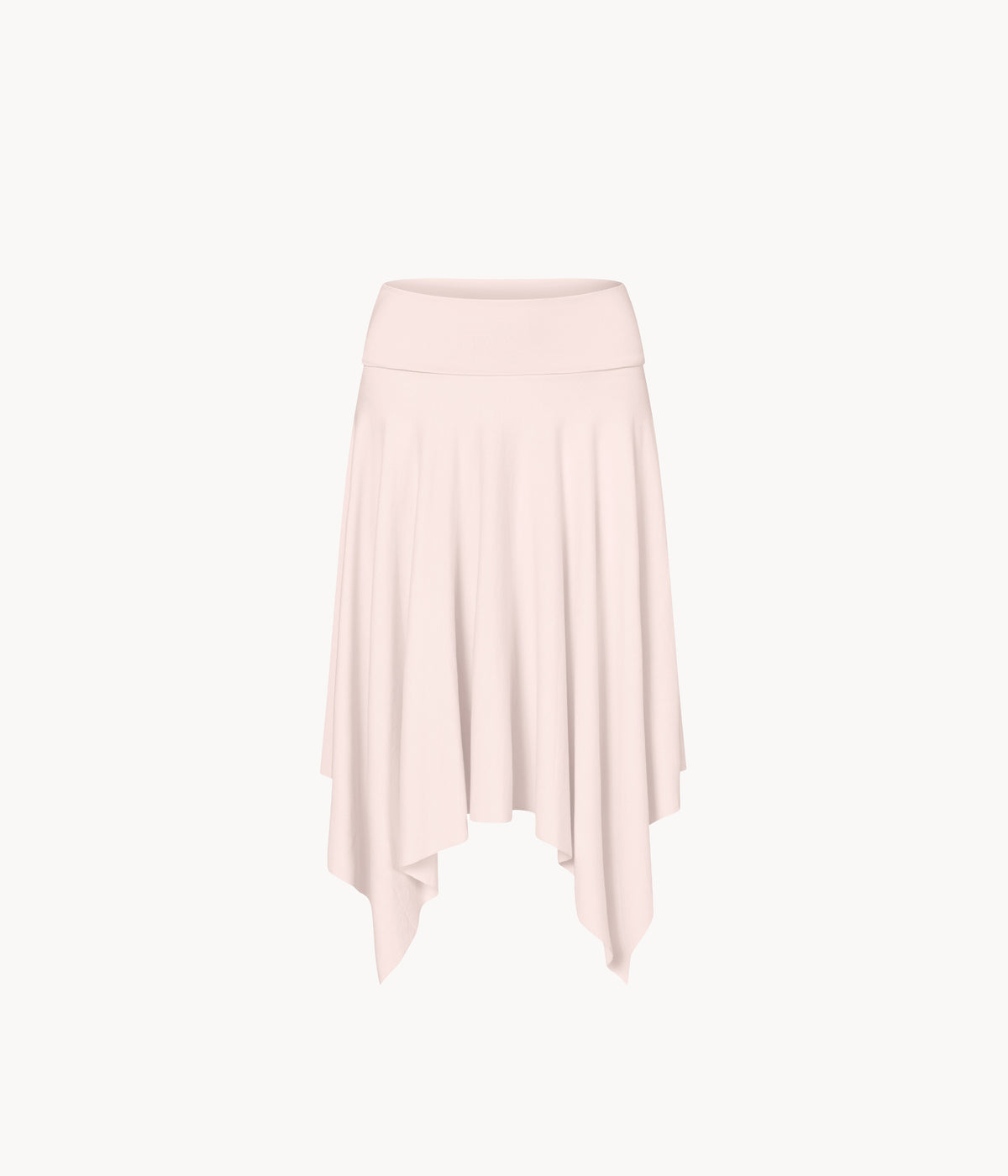 Asymmetric Fold Over Skirt