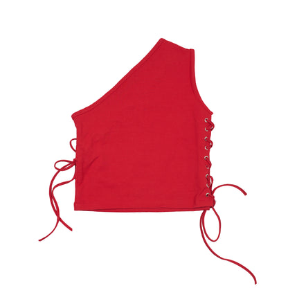 Cross One Shoulder in Red