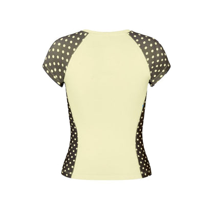 Raglan T-shirt in Polkadot/Yellow