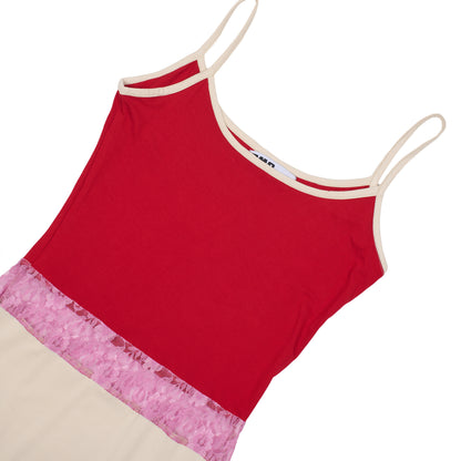 Sana Dress in Red/Pink