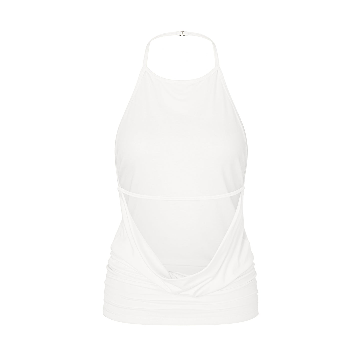 Backless Top in White