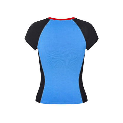 Raglan T-shirt in Midnight/Blue