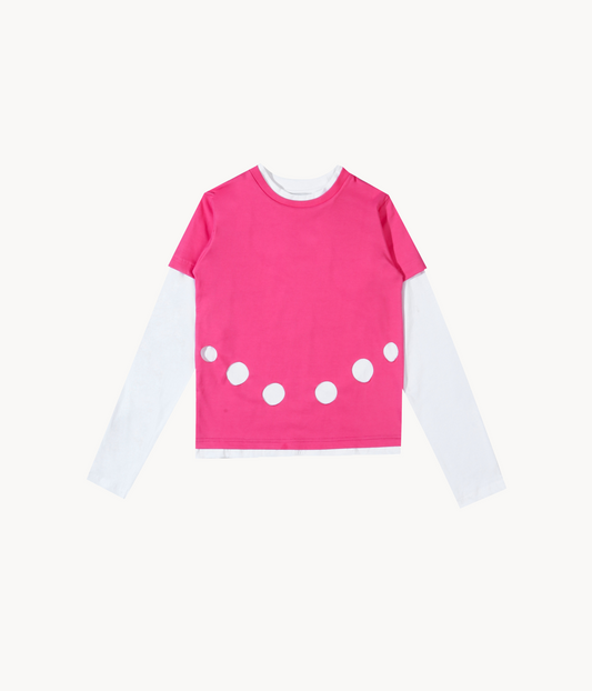 Pom Layered T-Shirt