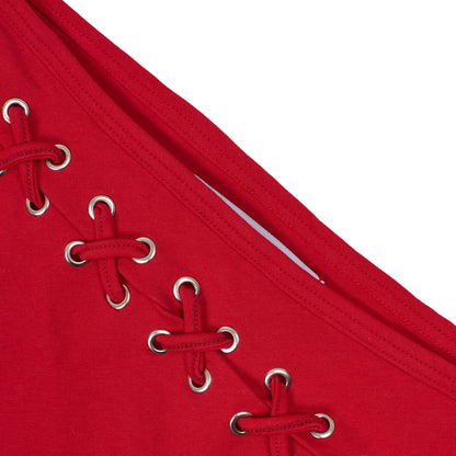 Cross One Shoulder in Red