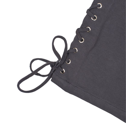 Cross One Shoulder in Dark Grey
