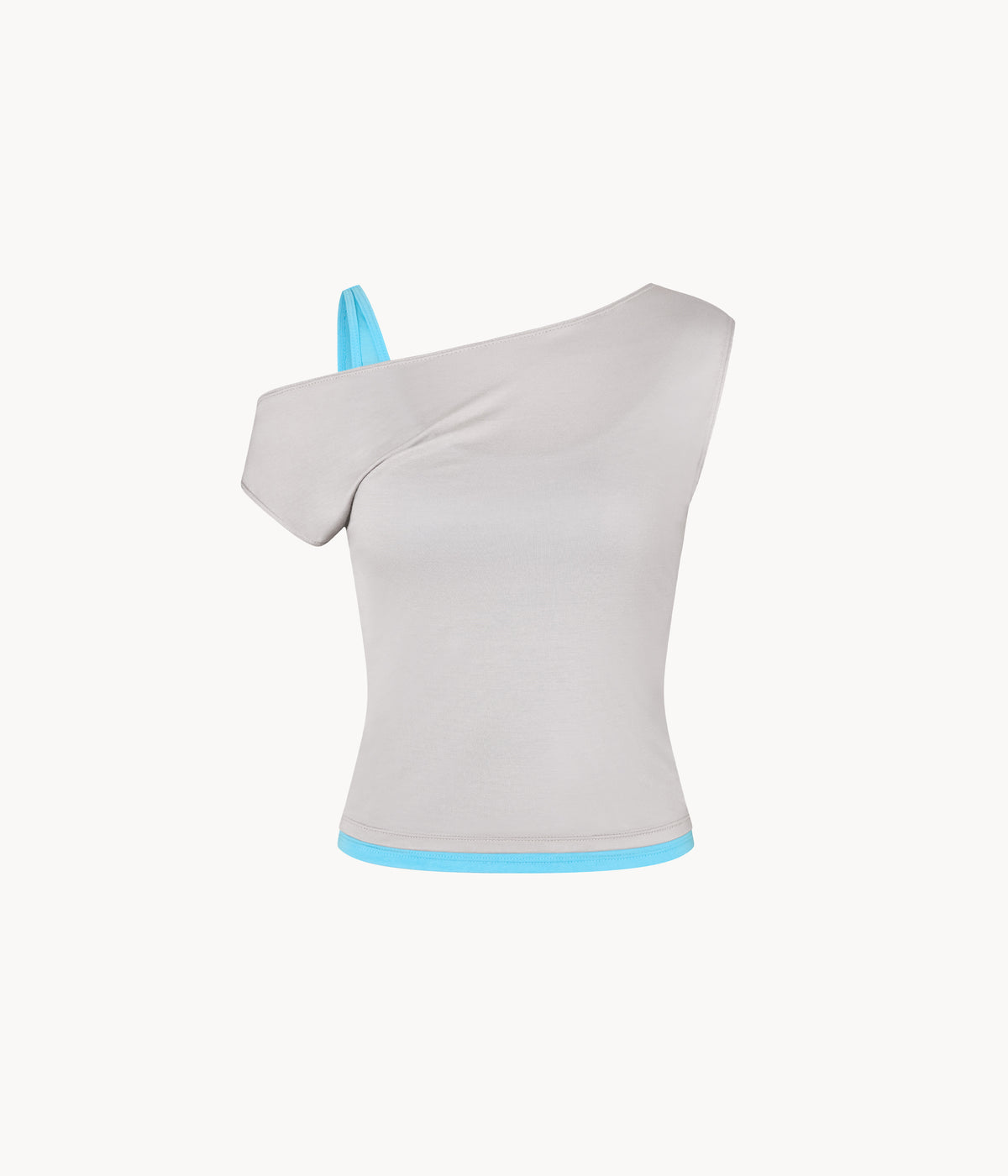 One Shoulder Layered Top