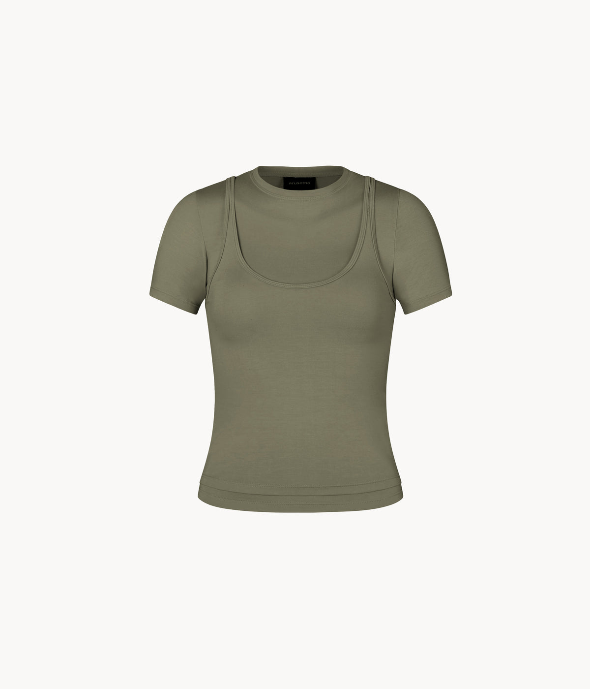 Short Sleeve Layered Top