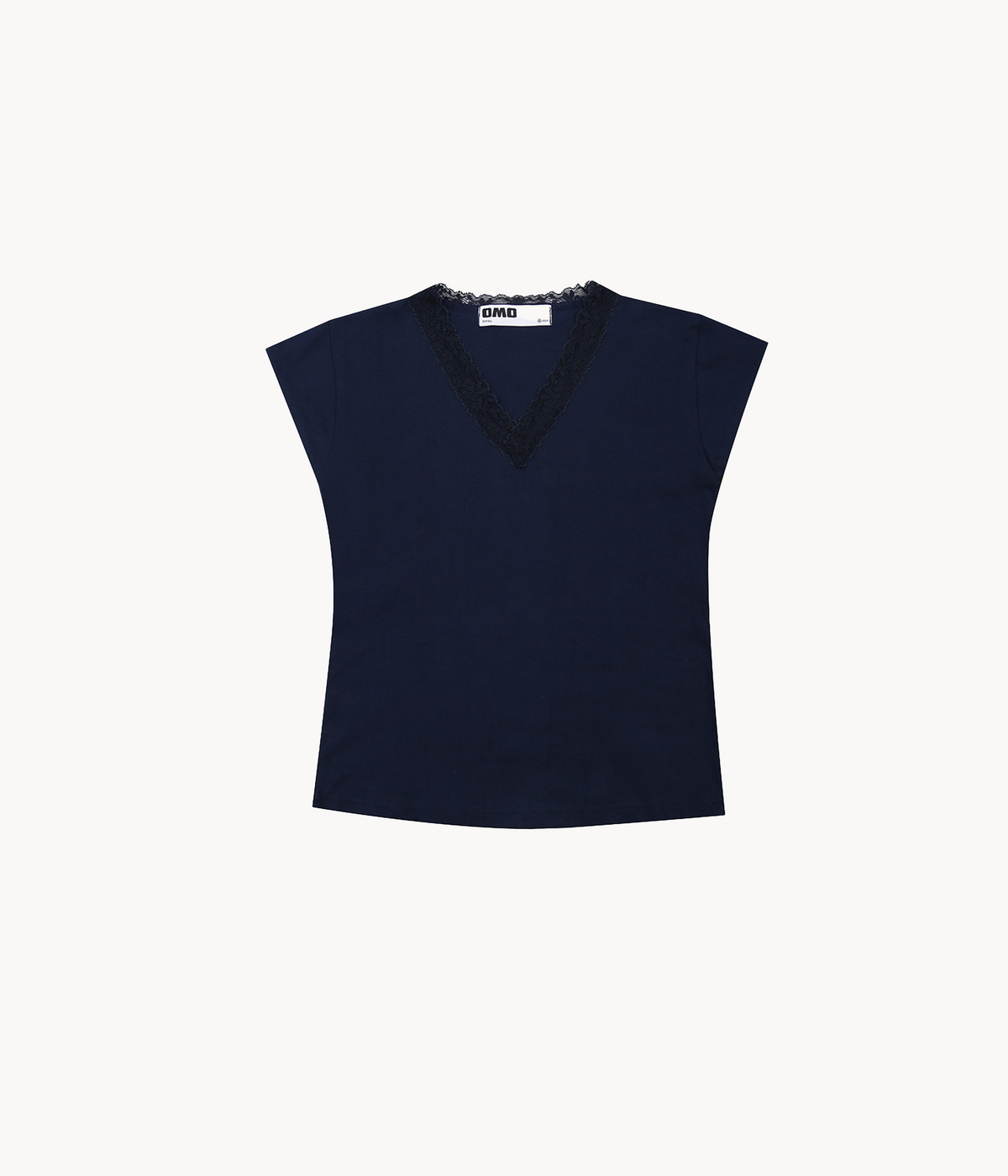 Lace V-Neck T-Shirt