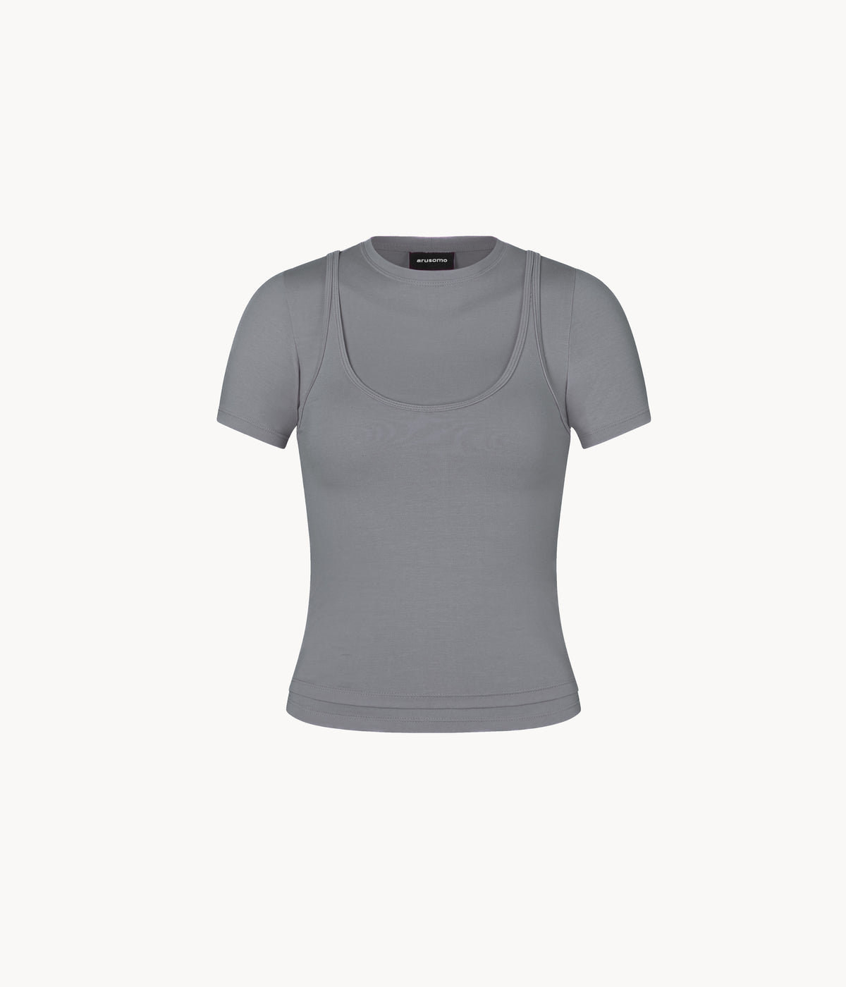 Short Sleeve Layered Top