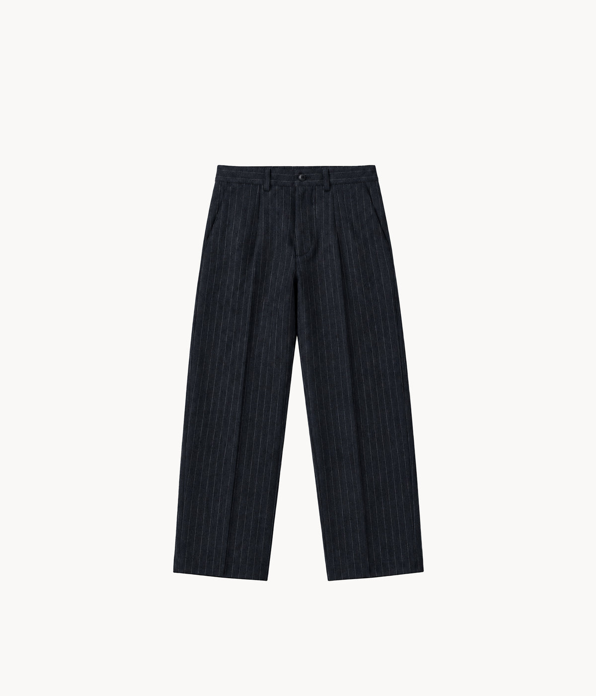 Pinstripe Wool Pants
