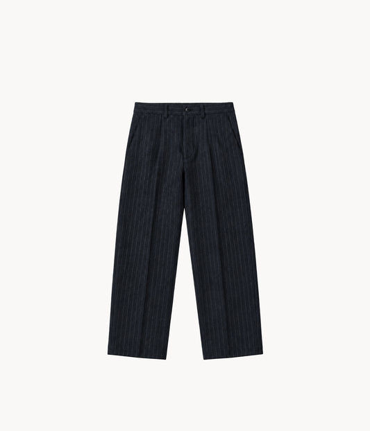 Pinstripe Wool Pants