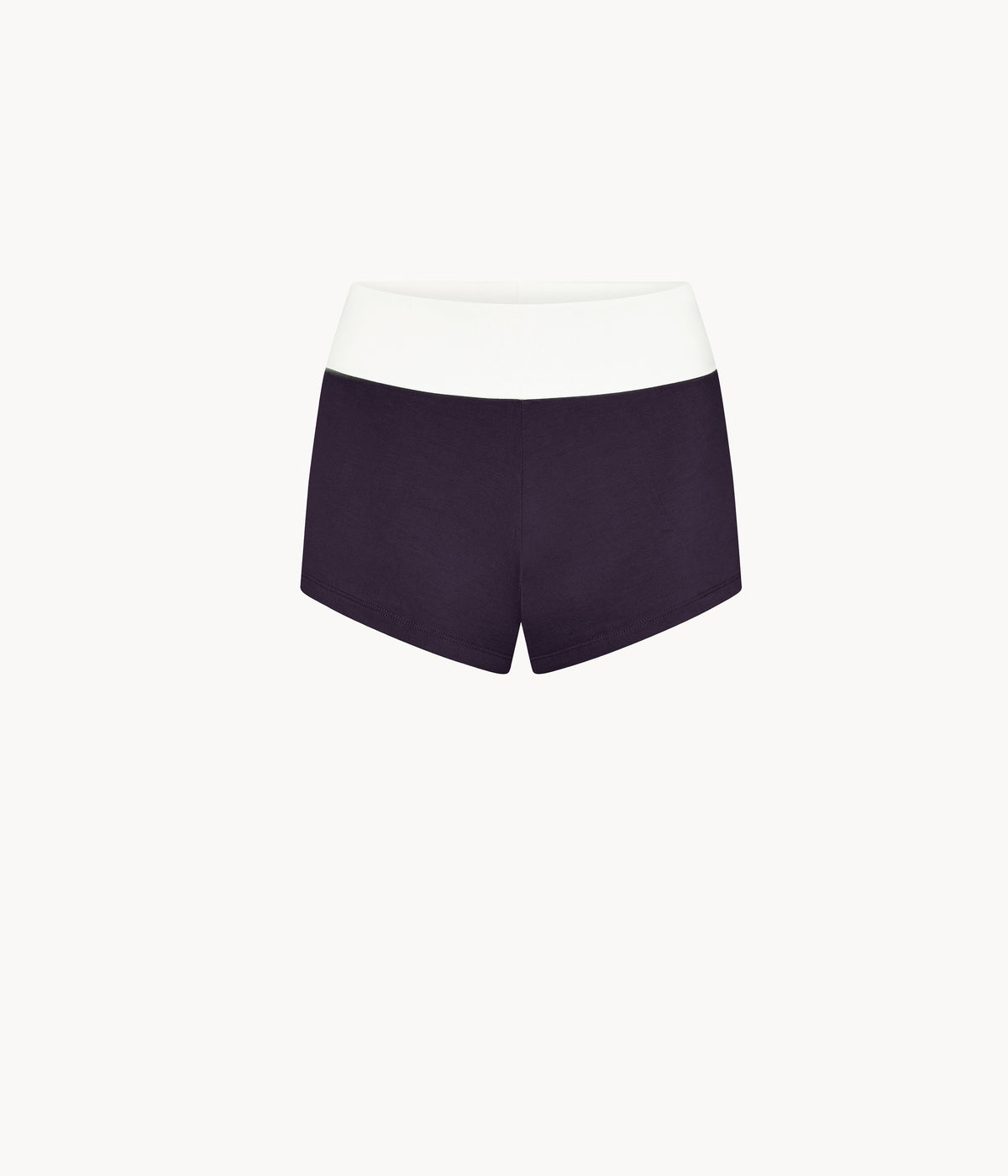 Two-tone Foldover Shorts