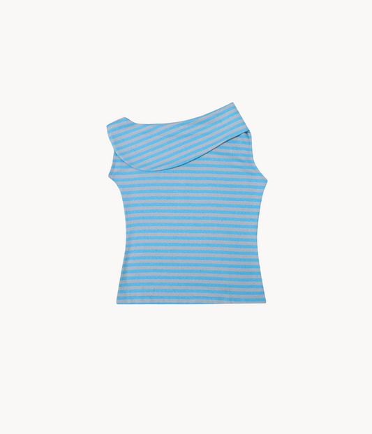 Stripes Boat Neck Top